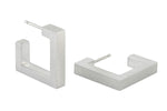 Ohrstecker Quadratische Creolen VERA | O11